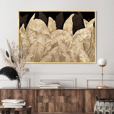 Reproduction of the painting "Yellow gold", 57x86 cm, frame 20-005-2