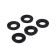 Rubber Masterprof IS. 131560, 1/2 ", for a shower hose, 50 pcs.