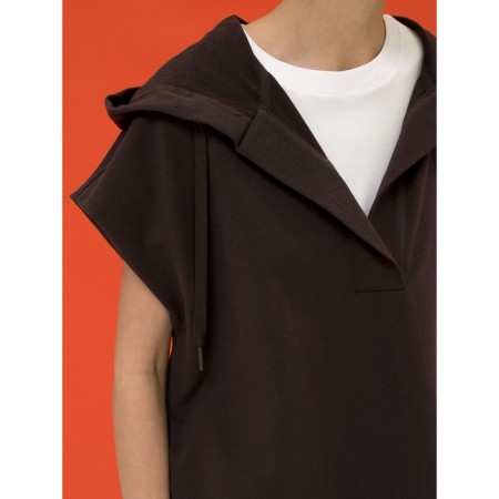 Female hoodies, size 42, chocolate color-3