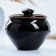 A hot pot with a Vyatka lid 0.9l, black