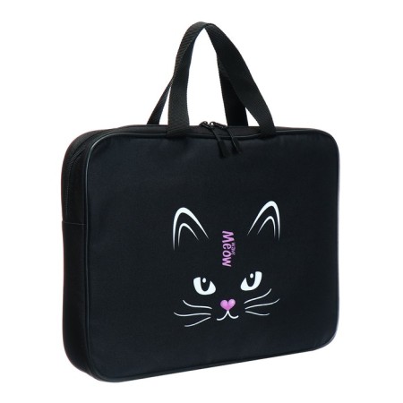 Folder with handles Textile A4, 370 x 280 x 60 mm, Stavia "cat muzzle"-1