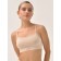 Female top on thin adjustable straps Mirey, size 50, bodily color