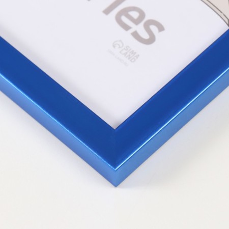 Photo frame Plastic "Format" 21x30 cm, blue metallic-1