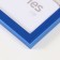Photo frame Plastic "Format" 21x30 cm, blue metallic