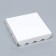 Box for cookies, white, 15 x 15 x 3 cm