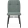 Stool on the metal frame Denis Metal/Builder fabric, black/olive 46x59x87 cm