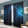 Set of curtains 145x260cm-2pcs, diz. 052, Gabardin, p/e 100%