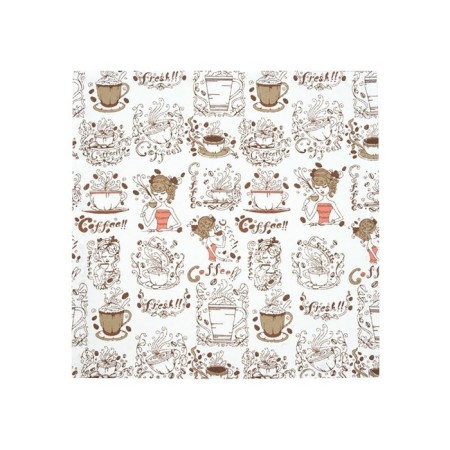 Serving napkin Dolce vita, size 40x40 cm, beige color-1