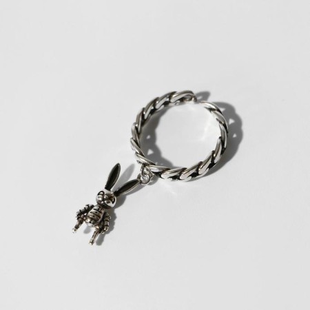 Ring "Jewelry" Bunny, Color Black Silver, Directive-1