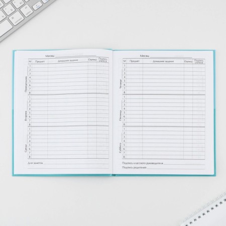 School Diary 5-11 Grade “September 1: Dream”, solid cover 7BC, glossy lamination, 48 sheets-4