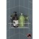 Regiment to the corner bathroom EF251 1 Yurus 21x21x15 cm, self -adhesive, chrome