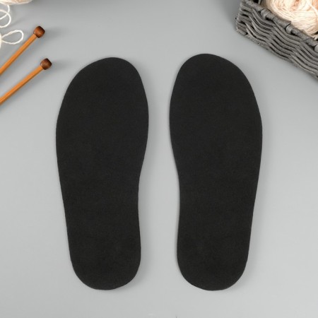 Sole for knitting shoes "Eva" Size "43", thickness 4 (± 0.5) mm, black