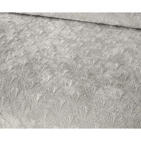 Cover with pillowcases Sofi de Marko "Rosalin", size 240x260 cm, 50x70 cm - 2 pcs, color light gray-9