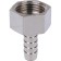 Stout SFT-0066-001210, 1/2 "x 10 mm, internal thread, nickelled brass