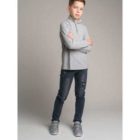 Polo for the boy PlayTode School Boys, height 128 cm, color gray color-4