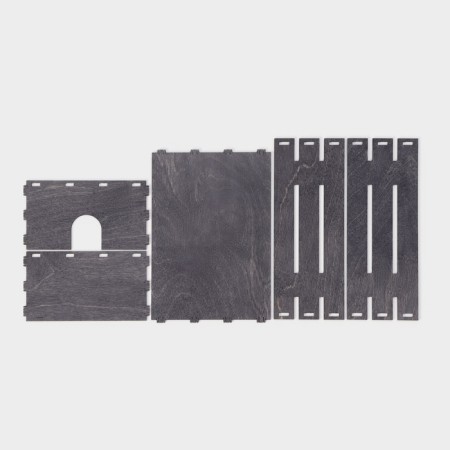 Stand - an organizer for spices of the Dolyan "Reika", 20 × 14 × 7.7 cm, dark color-8
