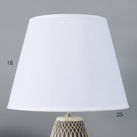 Board lamp with lampshade Risalux "Fojia", E27, 40 W, 25 × 25 × 43 cm-4