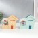 Souvenir Polystone Water Ball Light/for pens "dog at the booth" mix 13x7x17 cm