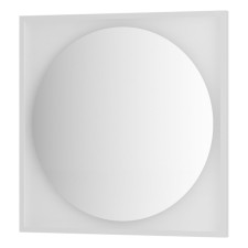 Зеркало в багетной раме с LED-подсветкой 18 Вт, 80x80 см, без выключателя, нейтральный белый свет, б