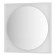 Mirror in a baguette frame with LED backlighting 18 W, 80x80 cm, without a switch, neutral white light, b