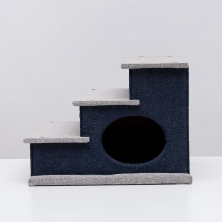 Animal-Lesenka House "Piggon", Rogozhka 39 x 38.5 x 32 cm, gray-blue-1