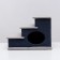 Animal-Lesenka House "Piggon", Rogozhka 39 x 38.5 x 32 cm, gray-blue