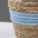 Kashpo wicker "Namibia", 15.5x15.5x13.5 cm, natural, blue