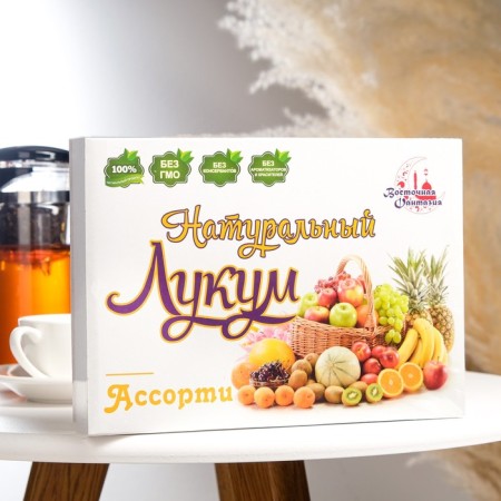 Lukum Natural "Eastern Fantasy" with dried fruits, 1 kg