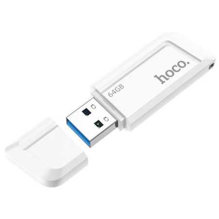 Flashka Hoco UD11 Wisdom, 64 GB, USB3.0, Thu up to 100 MB/s, PLA up to 30 MB/s, white-1
