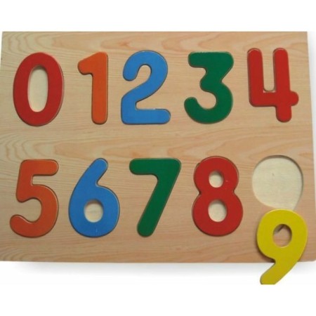 3D model of wooden miracle-brown "numbers"
