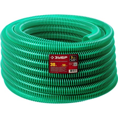 The hose that is impressive with a PVC spiral, 3 atm., D = 38 mm, l = 30 m, "bison"