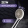 Shower watering can Zein Z0109, 1 mode, medium, d = 80 mm, plastic, chromium color