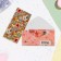 Money envelope "Flowers" Cutting, embossing, yellow background