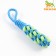 A wicker cable toy with a pen, 120 g, up to 31 cm, blue/green