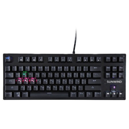 Sunwind SW-K900G Keyboard Mechanical Black USB Multimedia For Gamer Led-1