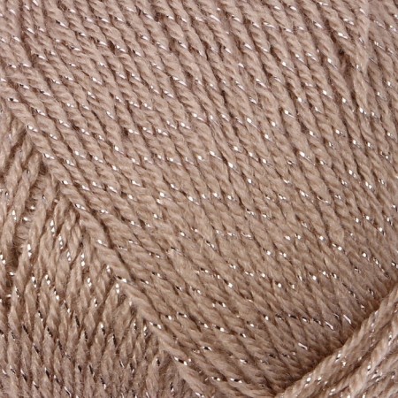 Yarn "SAL SIM" 95% acrylic, 5% metallic 460m/100g (541 mink)