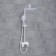 Soul system Wasserkraft A185.254.155.wm, tropical shower, shower, white