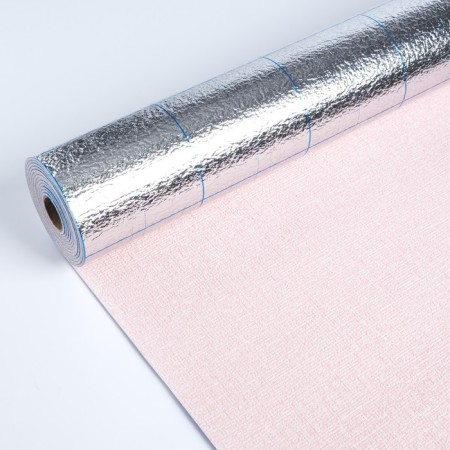 PVC panel self -adhesive pink in the roll, 2.8 m, 50cm, thickness2mm