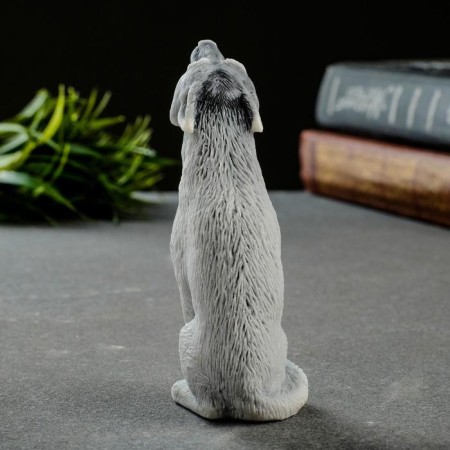 Souvenir "Wolf sitting, howl" 10.2cm-3
