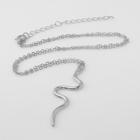 New Year! Symbol of the year 2025! Pendant "snake" elegant, silver color-3