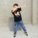 Children's T-shirt "OH, Boy" Mickey Mouse, height 86-92, black