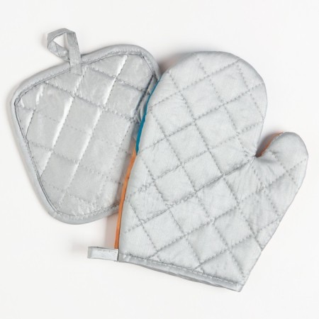 Kitchen set 2 segments of the share of the cat "Murka", a severity 17x17 cm, mittens 24x18 cm, 100% p/e-2