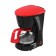 Vasilisa Coffee machine kV1-600, drip, 600 watts, 0.6 l, black and red
