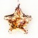 Set for creating a pendant of fabric "Star", with sequins
