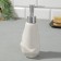 Set: dispenser, glass, soap dish "white"