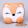 Children's fur “fox” bag, 15.5x12.7x4 cm