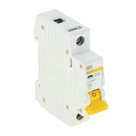 The switch is automatic, single -pole, 10a