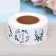 Stickers in the roll "frame", 500 pcs, 2.5 x 2.5 cm