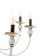 Venice chandelier 8he14 40W white-gold 87x87x97 cm