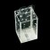 Folding box from PVC 6 x 6 x 10 cm "Heart"